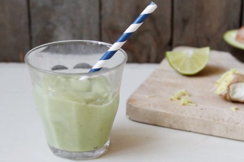 Ingefaer lime smoothie